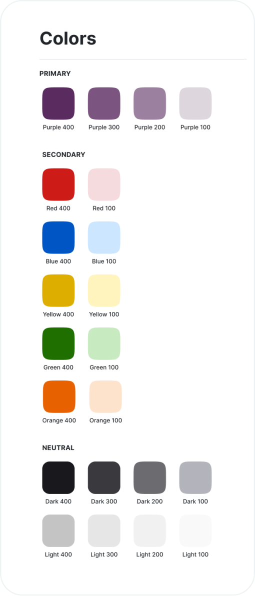 FLOW color palette